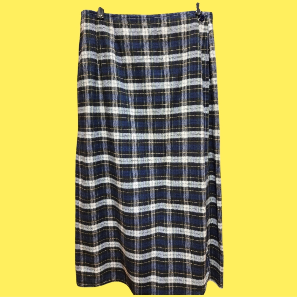 "Cotton,etc." Wrap Midi Skirt NWOT Sz Small